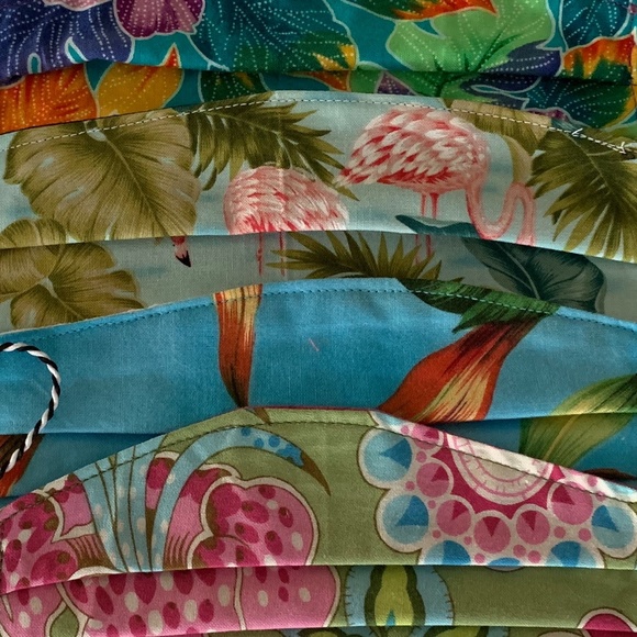 Hand Made Face Masks Tropical (4) - Picture 2 of 2